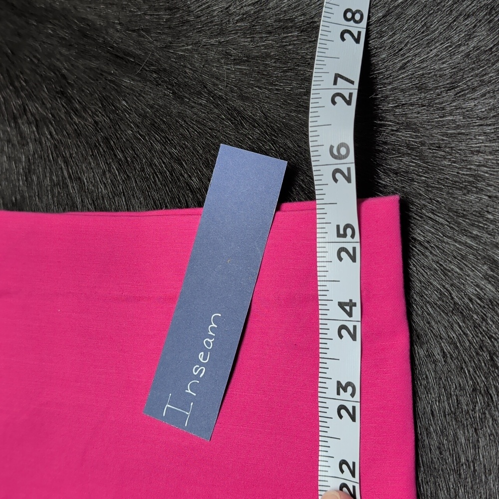 Liz Claiborne 16 Ankle Pants Ladies Pink Emma - Picture 8 of 12